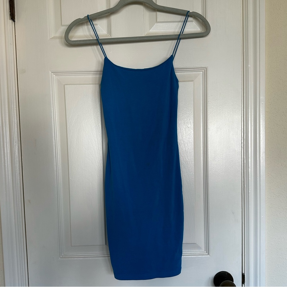 Zara Vibrant Blue bodycon dress